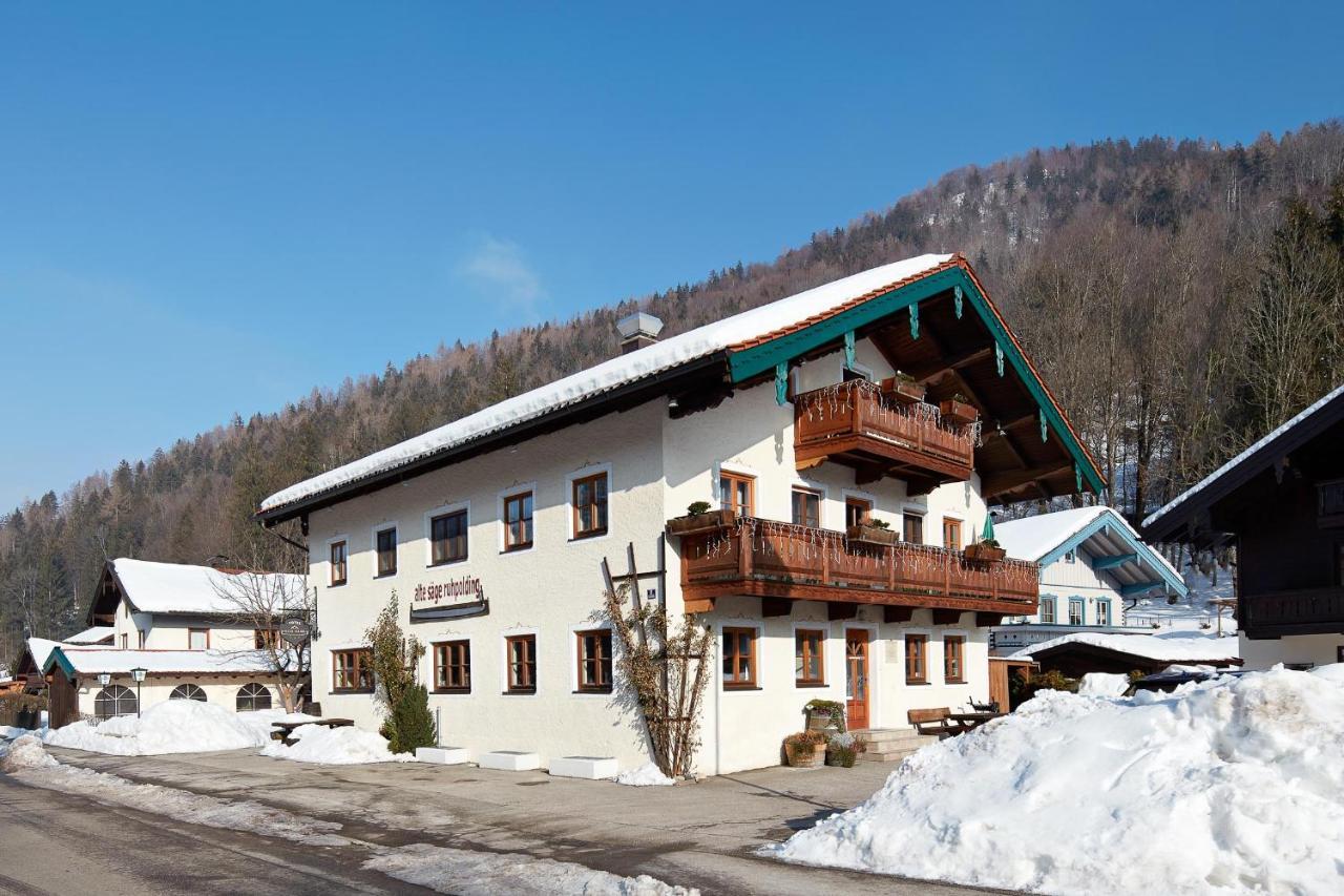 Hotel Garni Alte Saege Ruhpolding Exteriör bild